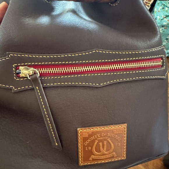 Dooney & Bourke Western Drawstring Satchel Large - Picture 4 of 7